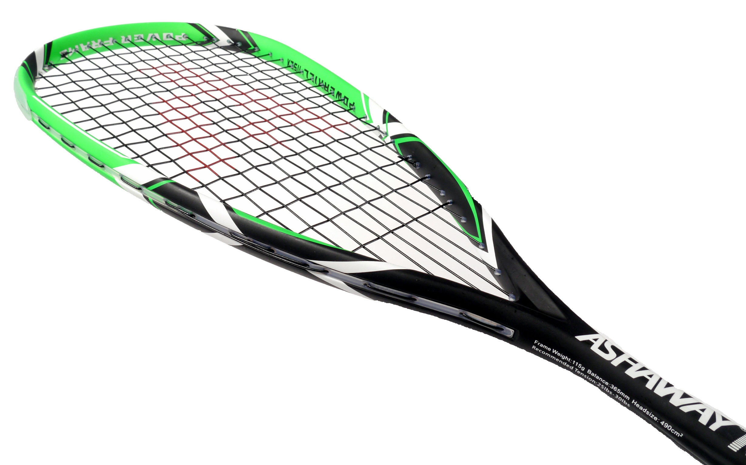 RRP £120 ASHAWAY POWERKILL 115 ZX SQUASH RACKET WITH FREE COVER & TOWEL 